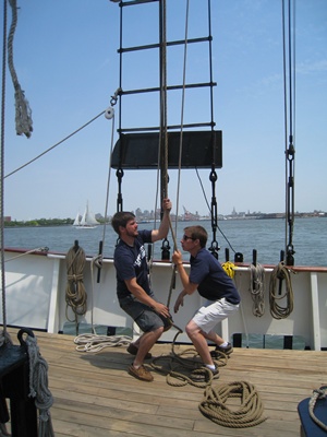 NYC sailing yacht Clipper City Robert